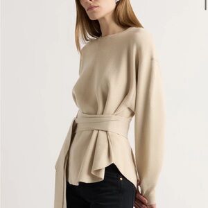 Modern Citizen Nara Tie Front Knit Sweater